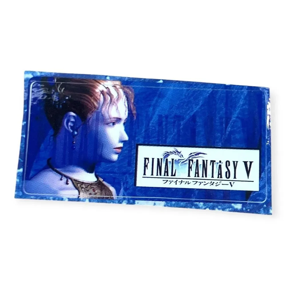 Sony PlayStation 1 PS1 Final Fantasy‎ V 5 Rare Offic Square Memory Card Sticker